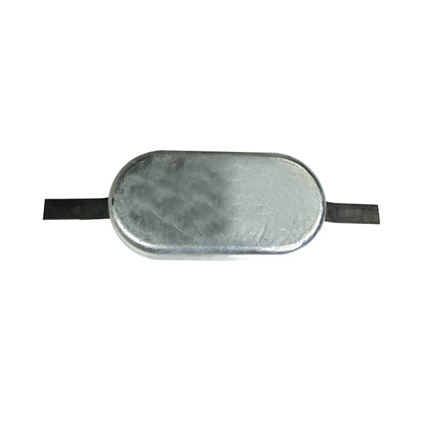 Martyr Anodes Oval Zinc Anode With Strap 8.5kg 1 Martyr Anodes Oval Zinc Anode With Strap 8.5kg