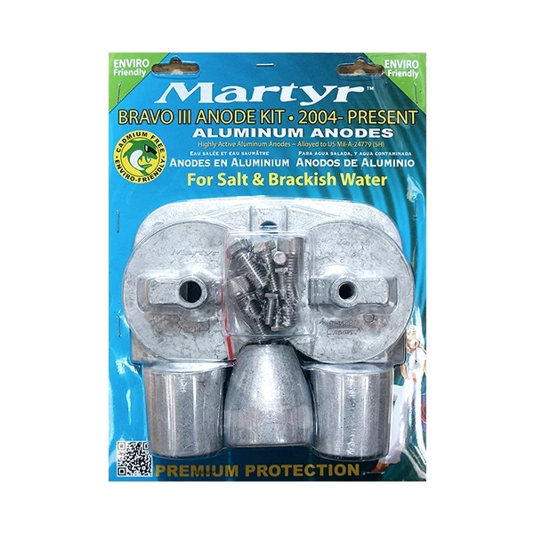 Martyr Anodes Alloy Anode Kit - Bravo 3 2004 And Up 1 Martyr Anodes Alloy Anode Kit - Bravo 3 2004 And Up