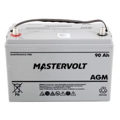 Mastervolt AGM Battery With ProMariner ProSport Charger 90Ah 12V