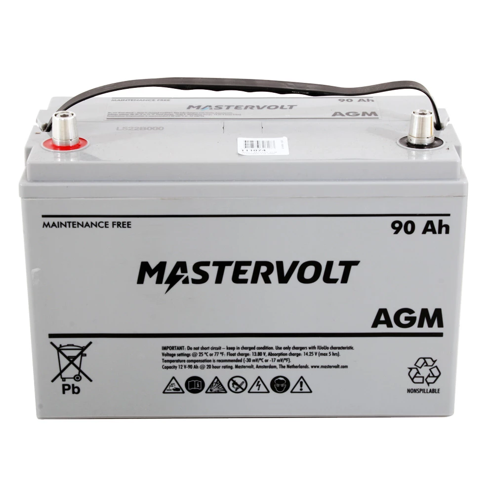 Mastervolt AGM Battery With ProMariner ProSport Charger 90Ah 12V 1 Mastervolt AGM Battery With ProMariner ProSport Charger 90Ah 12V