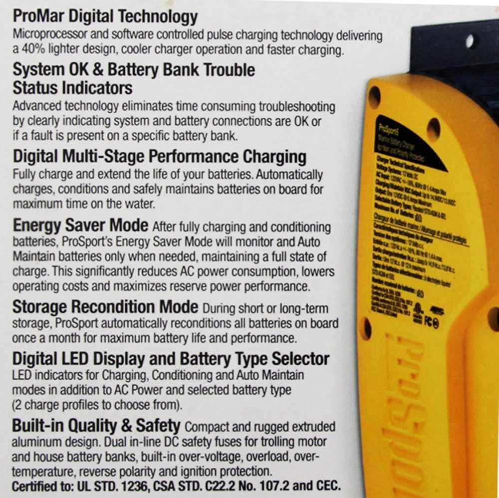 Mastervolt AGM Battery With ProMariner ProSport Charger 90Ah 12V 5 Mastervolt AGM Battery With ProMariner ProSport Charger 90Ah 12V - Image 5