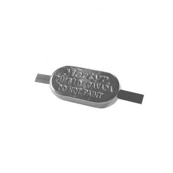 Martyr Anodes Oval Anode With Strap 250X125X35mm