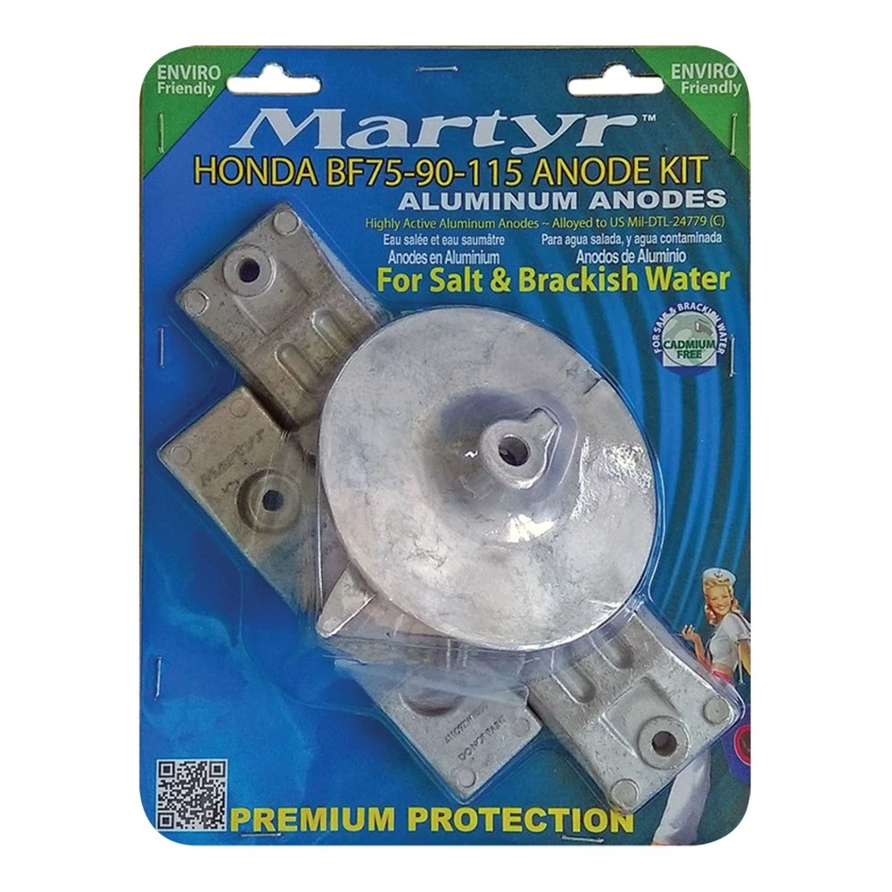 Martyr Anodes Honda Anode Kit For BF35-225HP Motor 1 Martyr Anodes Honda Anode Kit For BF35-225HP Motor