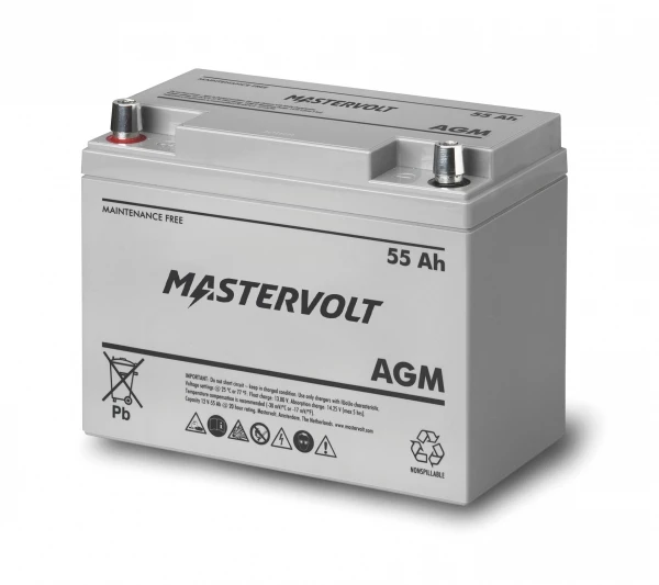 Mastervolt MV 12/55 Ah AGM Battery 1 Mastervolt MV 12/55 Ah AGM Battery