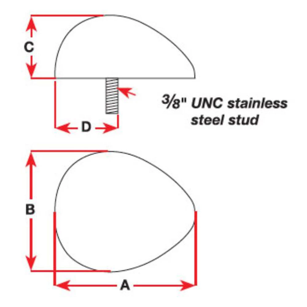 Martyr Anodes Bertram Type Hull Zinc Anode 4kg 1 Martyr Anodes Bertram Type Hull Zinc Anode 4kg